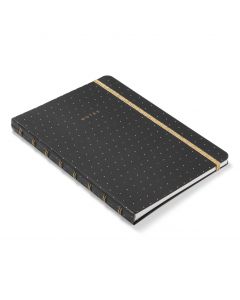Filofax Notebook A5 Moonlight Black