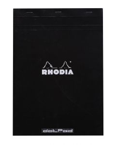 Rhodia Notepads A4+ No. 19 Dot Grid Black