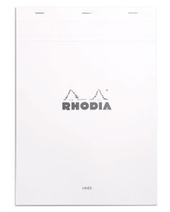 Rhodia Notepads A4 No. 18 Lined White