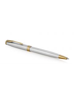 Parker Sonnet Brushed Steel GT Ballpoint Pen