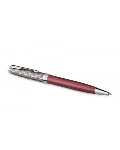 Parker Sonnet Metal & Red Lacquer Ballpoint Pen