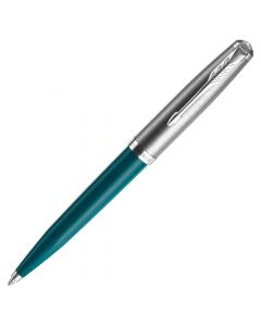 Parker 51 Teal Blue CT Ballpoint Pen