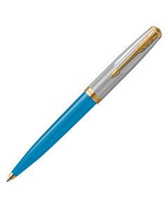 Parker 51 Premium Turquoise GT Ballpoint Pen