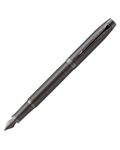 Parker IM Monochrome Gun Metal Fountain Pen