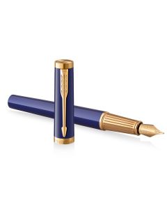 Parker Ingenuity Blue Gold Fountain Pen