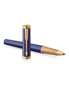 Parker Ingenuity Blue Gold Rollerball Pen