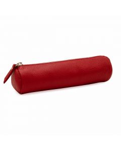 20S Design Round Pencil Case Dark Red