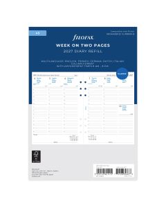 Filofax A5 Week on Two Pages Diary 2027