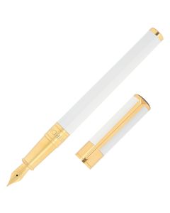 S.T. Dupont D-Initial White Fountain Pen