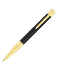 S.T. Dupont D-Initial Black & Gold Ballpoint Pen