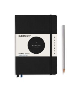 Leuchtturm1917 Notebook Medium Bauhaus Edition Black Dotted