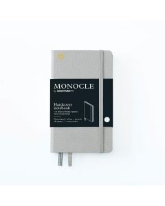 Monocle by Leuchtturm1917 Notebook A6 Hardcover Light Grey Dotted