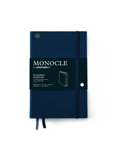 Monocle by Leuchtturm1917 Accordeon Notebook B6+ Hardcover Navy Dotted