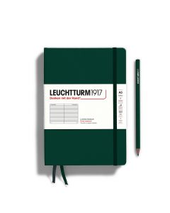 Leuchtturm1917 Notebook Medium Natural Colors Forest Green Ruled