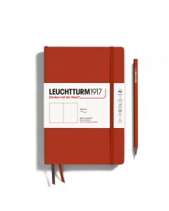 Leuchtturm1917 Notebook Medium Softcover Natural Colors Fox Red Plain