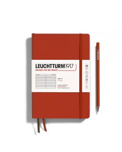 Leuchtturm1917 Notebook Softocver Medium Natural Colors Fox Red Ruled