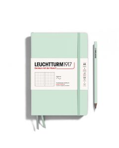 Leuchtturm1917 Notebook Medium Softcover Natural Colors Mint Green Dotted