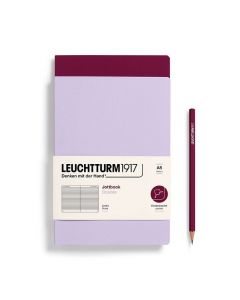 Leuchtturm1917 Jottbook Medium Lilac/Port Red Ruled
