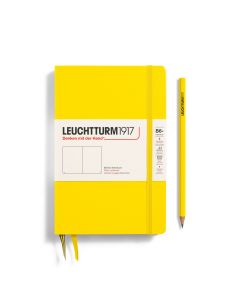 Leuchtturm1917 Slim B6+ Paperback Hardcover Yellow Plain Notebook