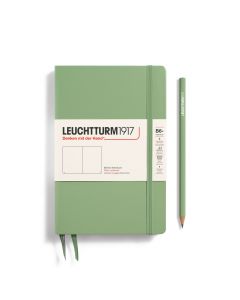 Leuchtturm1917 Notitieboek Slim B6+ Paperback Hardcover Sage Blanco
