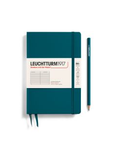 Leuchtturm1917 Slim B6+ Paperback Hardcover Pacific Ruled Notebook