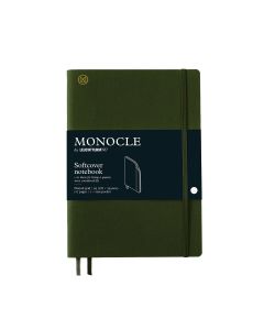 Monocle by Leuchtturm1917 Notebook Composition B5 Softcover Olive Dotted