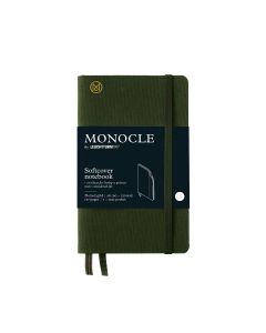 Monocle by Leuchtturm1917 Notebook A6 Softcover Olive Dotted