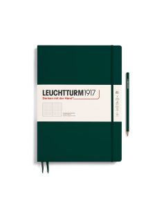 Leuchtturm1917 Notebook Master Slim (A4+) Hardcover Forest Green Dotted