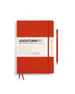 Leuchtturm1917 Notebook Composition B5 Hardcover Fox Red Dotted