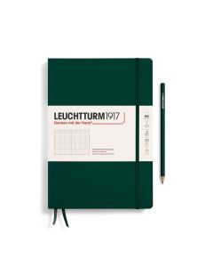 Leuchtturm1917 Notebook Composition B5 Hardcover Forest Green Dotted