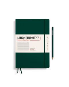 Leuchtturm1917 Notebook Composition B5 Hardcover Forest Green Ruled