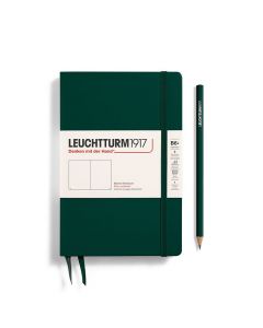 Leuchtturm1917 Slim B6+ Paperback Hardcover Forest Green Ruled Notebook