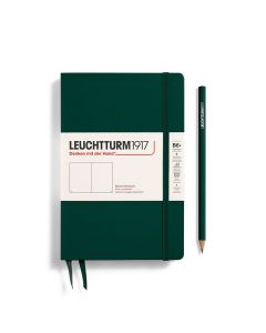 Leuchtturm1917 Slim B6+ Paperback Hardcover Forest Green Plain Notebook
