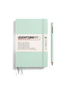 Leuchtturm1917 Slim B6+ Paperback Hardcover Mint Green Ruled Notebook