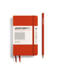 Leuchtturm1917 Notebook Pocket Fox Red Squared