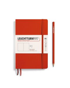 Leuchtturm1917 Slim B6+ Softcover Fox Red Plain Notebook