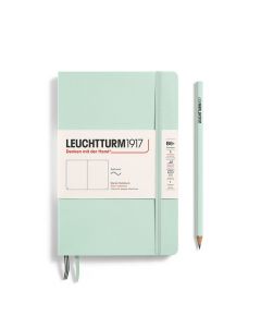 Leuchtturm1917 Slim B6+ Softcover Mint Green Plain Notebook