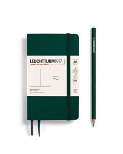 Leuchtturm1917 Notebook Pocket Softcover Forest Green Plain