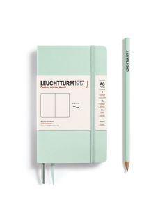 Leuchtturm1917 Notebook Pocket Softcover Mint Green Plain