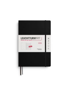 Leuchtturm1917 2026 Weekly Planner + Notes Composition B5 Black