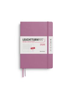 Leuchtturm1917 2026 Weekly Planner Vertical Medium A5 Dusty Rose