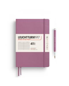 Leuchtturm1917 Notebook 411 Medium Dusty Rose Ruled