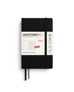 Leuchtturm1917 Diary 2027 Weekly Planner with notes Pocket A6 Black