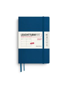 Leuchtturm1917 Diary 2027 Weekly Planner Paperback B6+ Indigo