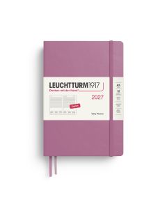 Leuchtturm1917 Diary 2027 Daily Planner Medium A5 Dusty Rose