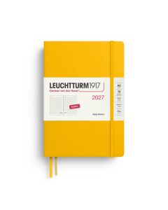 Leuchtturm1917 Diary 2027 Daily Planner Dotted Medium A5 Sunflower