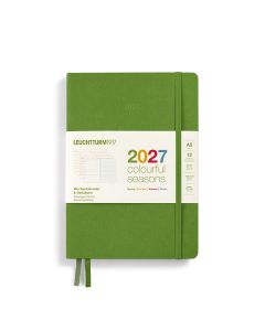 Leuchtturm1917 2027 Weekly Planner + Notebook Dotted Medium A5 Colourful Spring