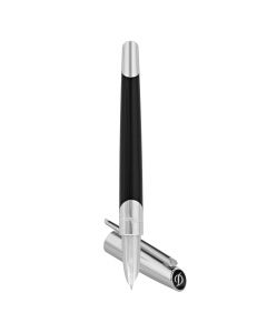 S.T. Dupont Defi Millennium Silver and Black Fountain Pen