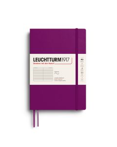 Leuchtturm1917 Notebook Medium Softcover Burgundy Ruled