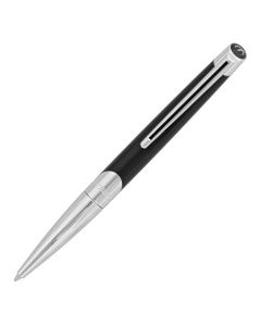 S.T. Dupont Defi Millennium Silver and Black Ballpoint Pen